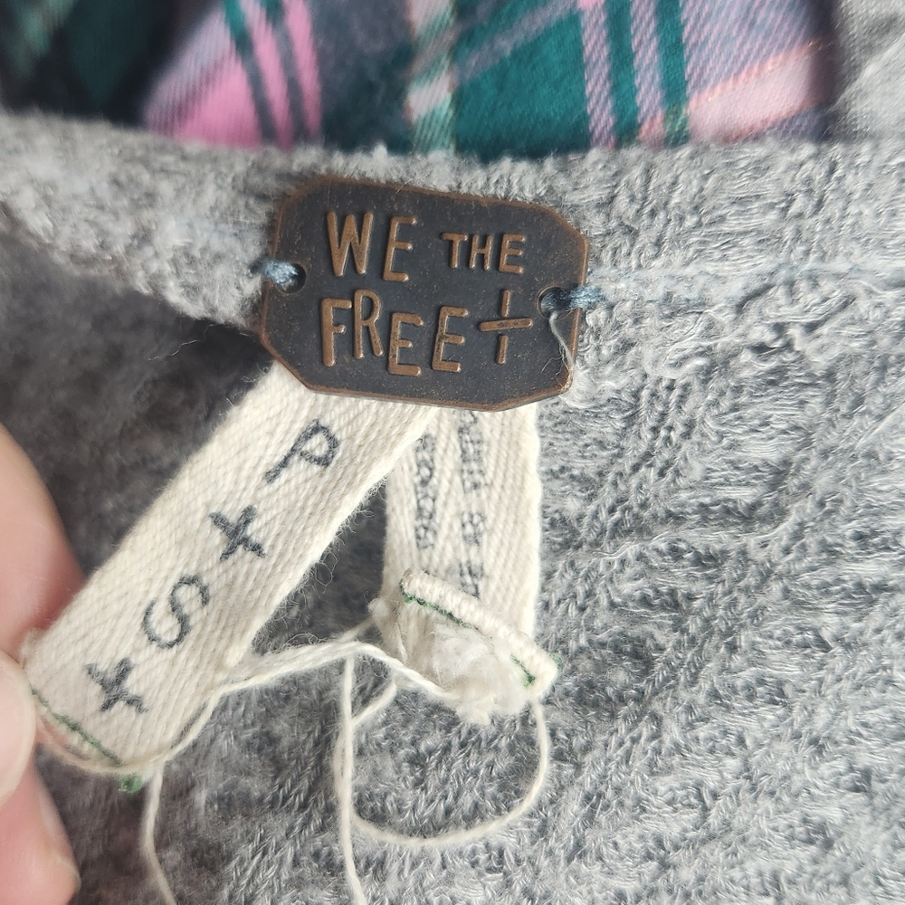 Free People We the Free Waffle Knit Thermal Top | Small - Picture 6 of 6
